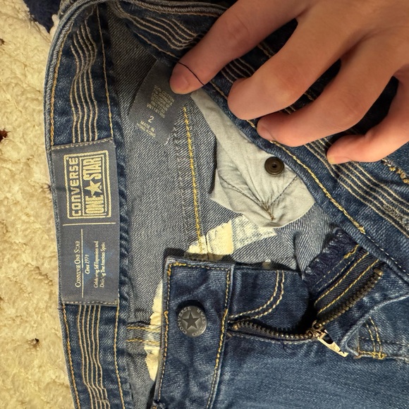 Converse Dark Blue Women's Low-Rise Bootcut Jeans - Picture 5 of 8